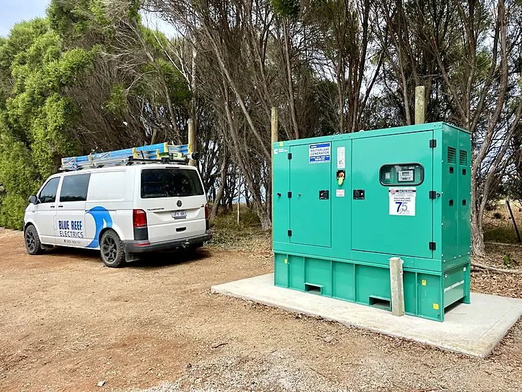 Generator installation site works