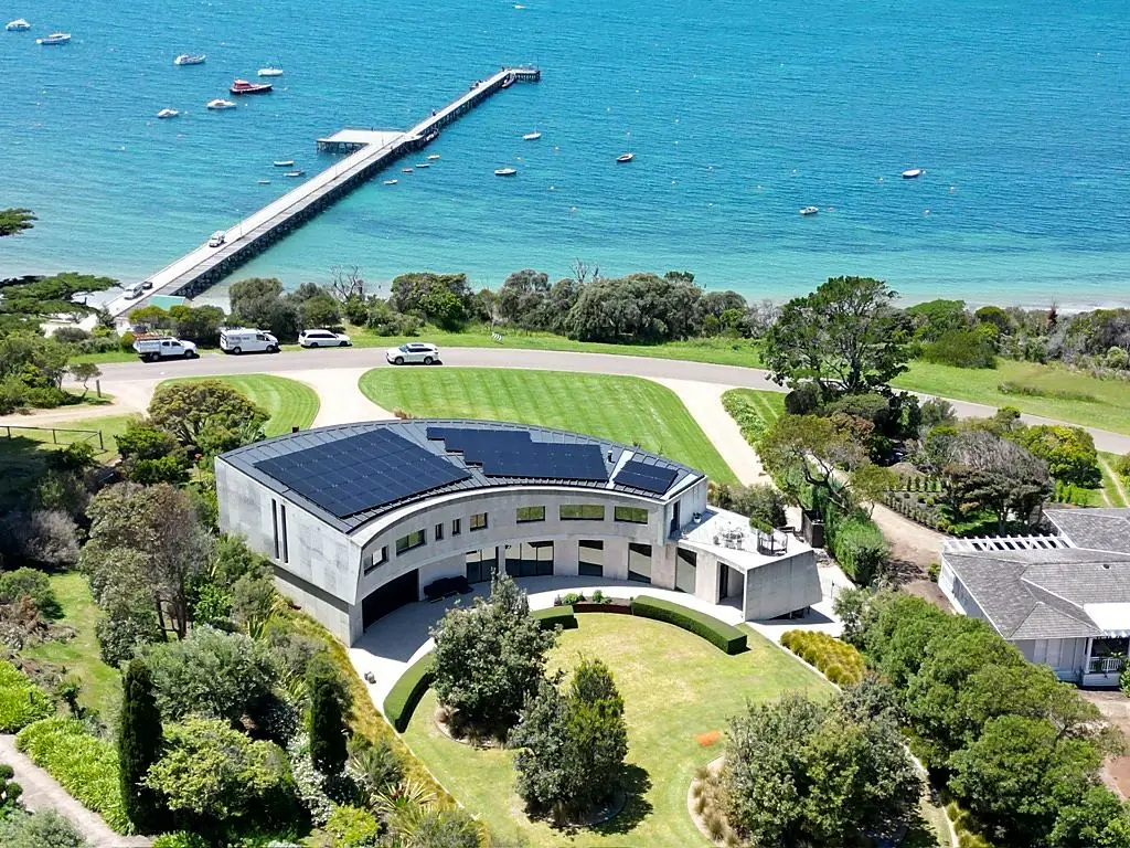 Rooftop solar on a coastal home